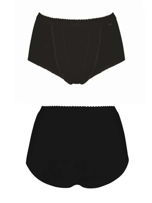 Sloggi Control Maxi Brief. With a low waistline, wide sides and double front part. Cotton rich brief. The product is machine washable.