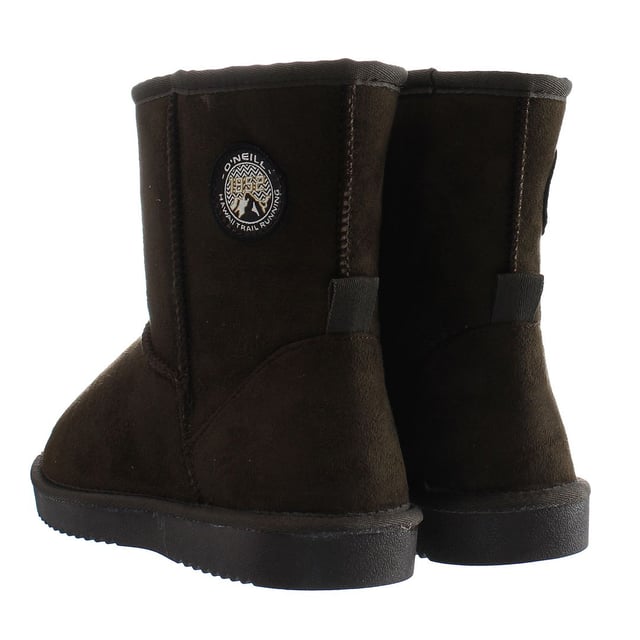 O'Neill Bolsa Chica Slip-On Marrón Ante Piel Botas Mujer 90223010_IKU