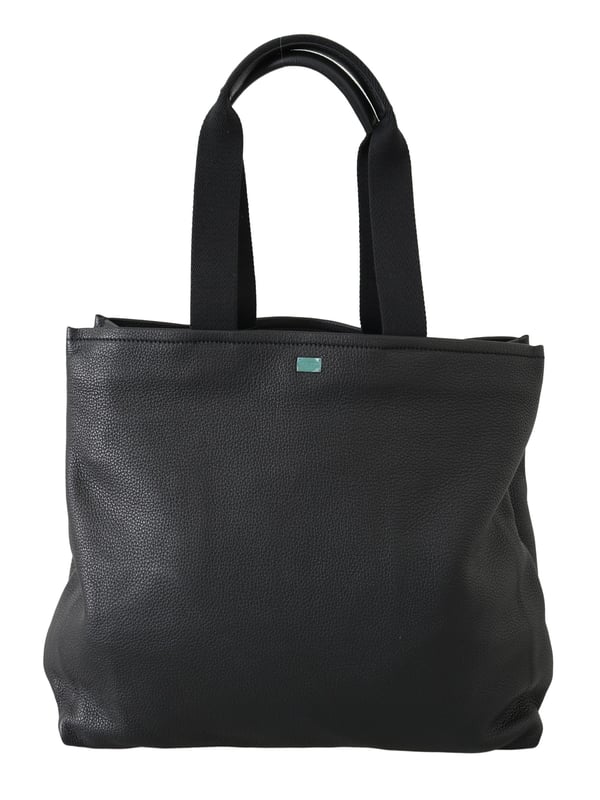 Brand: Dolce & Gabbana
  Model: Tote shopping travel Bag
  Color: Black with #DGFAMILY
  Material: 90% Leather 1% Nylon 9% PL
  Logo details
  Made in Italy
  Measurements: 40cm x 30cm x 20cm
Material: 90% Leather 1% Nylon 9% PL