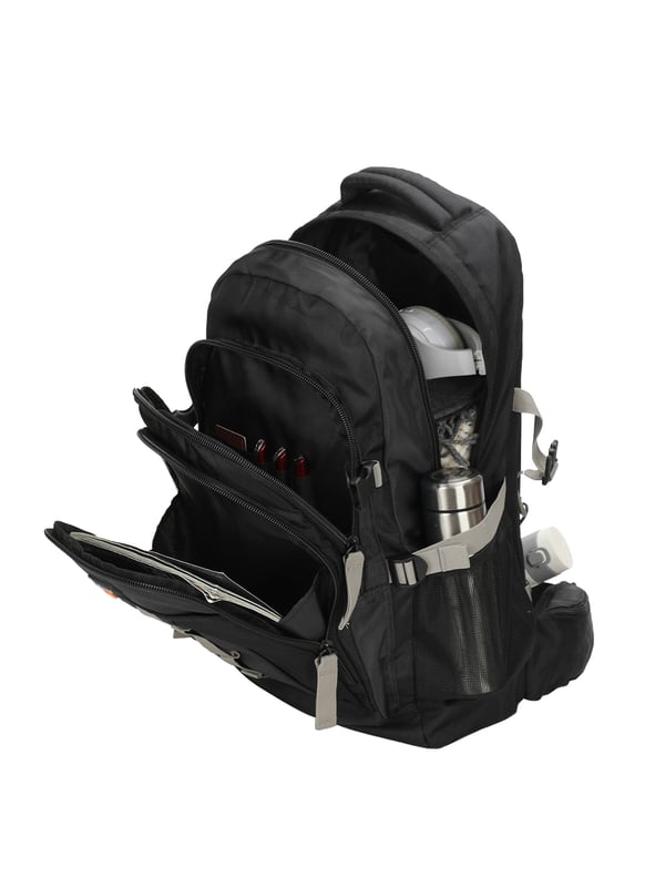 Unisex-Rucksack mit Reißverschluss. Multifunktionstaschen Innentaschen. Zwei vordere Außentaschen mit Reißverschluss und zwei offene Seiten. fehlender Schultergurt. fehlender Griff. Drei Innenfächer. RucksackUnisex-Außenmaterial, innen mit Polyester gefüttert. Maße: 37x22x59 cm. Modeprodukt