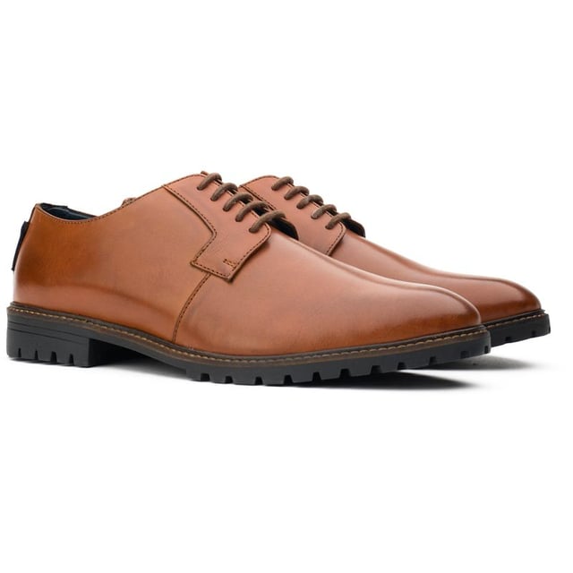 Zapatos de flota Ben Sherman para hombre en color marrón, fabricados con piel y suela de goma.