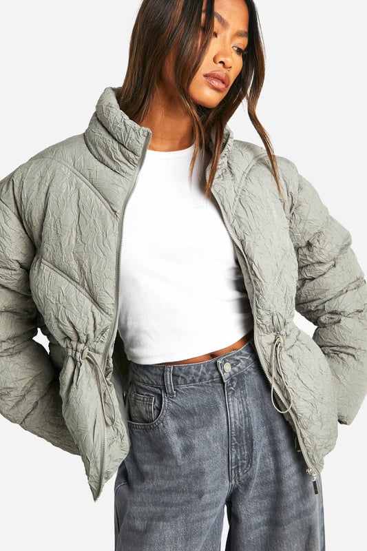 Feeling the chill? Featuring a padded design which is perfect for the colder months, a puffer jacket is the winter staple you need in your life. Warm yet lightweight, a padded jacket has a signature quilted design that's perfect for keeping cosy and insulated all winter. Pair with your fave split-hem jeans and box-fresh trainers and your go-to street style is sorted. If it's extra cold, layer over your fave loungewear set for all the cosy vibes.Style: Puffer JacketFabric: Polyester