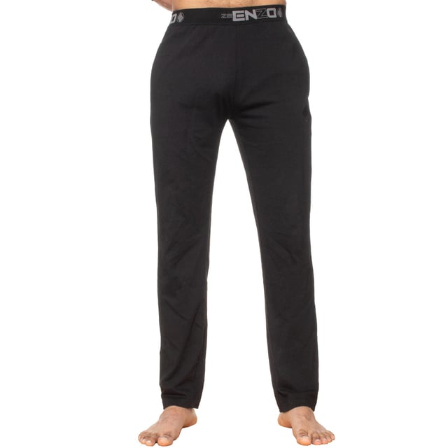 These Regular fit EZLP585 Lounge pants feature 2 side pockets with elasticated waist for comfort, cotton blend for superior comfort, minimal design for classy look.