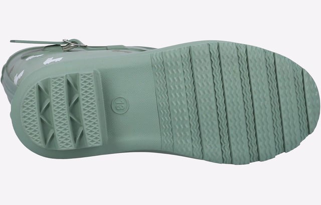 Farmyard knee-length wellington for juniors who are looking to make a splash! The memory foam footbed gives that extra bit of comfort too.
- Memory foam footbed- Rubber upper- Textile lining- Rubber traction sole unit with chunky cleated heel