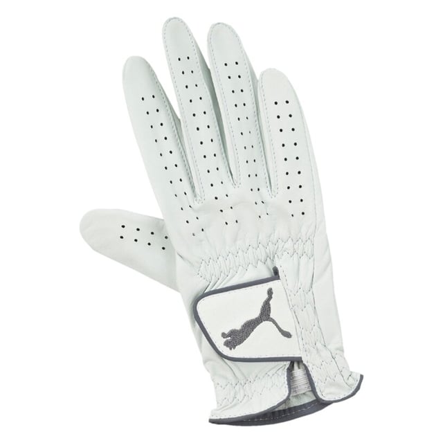 Puma Pro Performance Right Hand Leather White Womens Golf Glove 041258 01