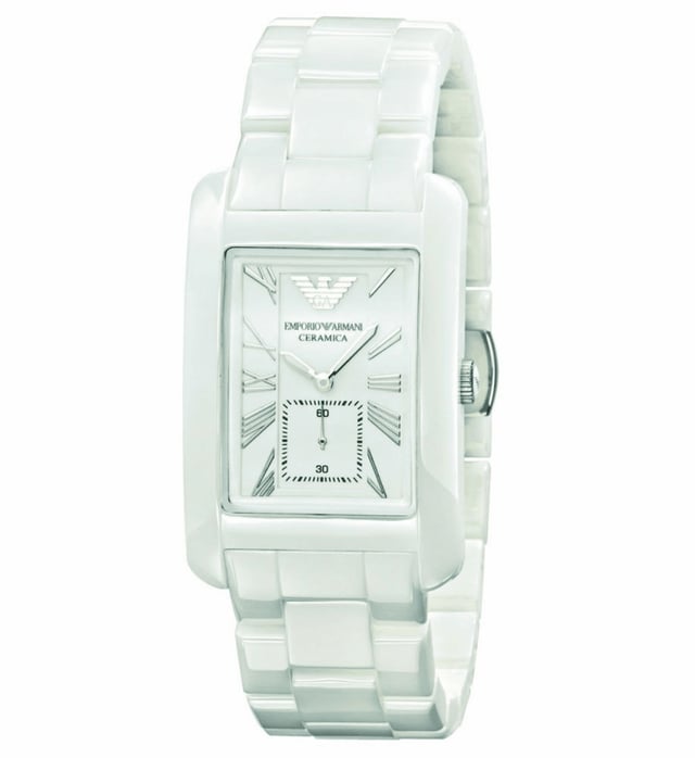 Emporio Armani AR1408 - Reloj para hombre cuarzo cerámico• material: cerámico• cristal: minèral• pulsera: cerámico• correa: blanco• resistencia al agua: 100 m (10 ATM)• tamaño de la caja: 31 mm