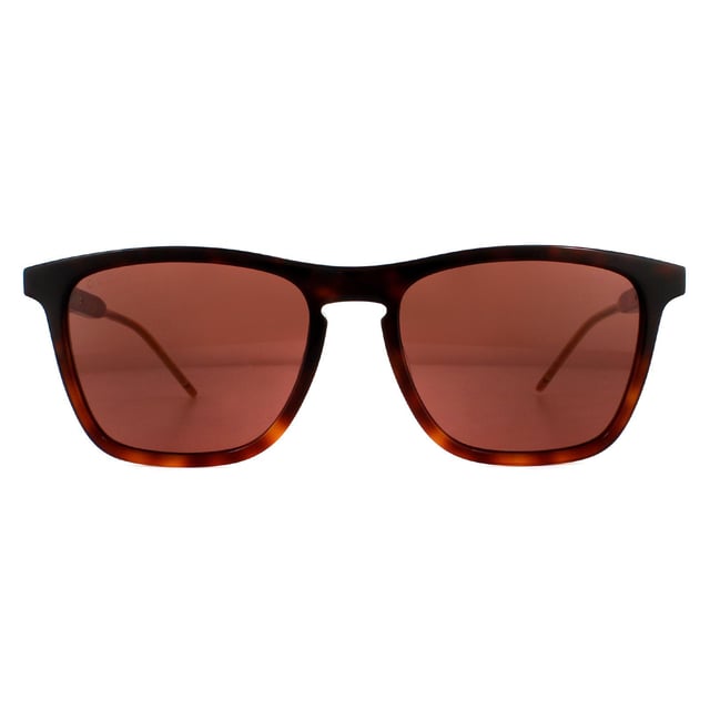 Gucci Sunglasses GG0843S 002 Havana Brown are a sleek stylish modern frame crafted from lightweight acetate. The slender temples feature the Gucci logo while the super thin temple tips allow for an all round comfortable fit ..