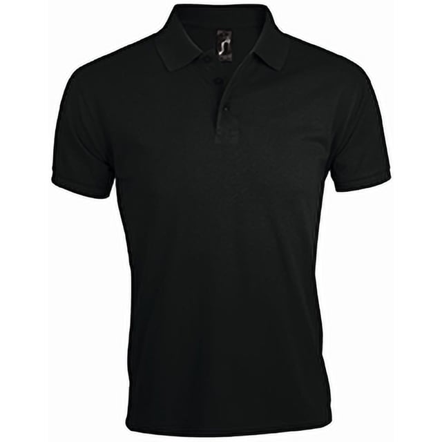Taped neck. Reinforced shoulder seams. Three matching button placket. 1x1 rib knit collar and cuffs. Twin needle hem. Fabric weight: 200 gsm. Material: 65% Polyester 35% Ringspun Cotton. Chest (in): XS(35/36), S(36/38), M(38/40), L(41/42), XL(43/44), XXL(45/47), 3XL(47/49), 4XL(50/52), 5XL(53/55).