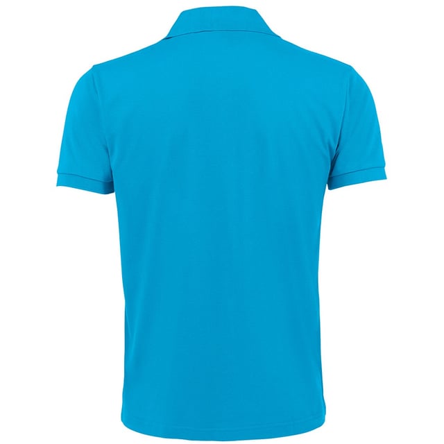 Taped neck. Reinforced shoulder seams. Three matching button placket. 1x1 rib knit collar and cuffs. Twin needle hem. Fabric weight: 200 gsm. Material: 65% Polyester 35% Ringspun Cotton. Chest (in): XS(35/36), S(36/38), M(38/40), L(41/42), XL(43/44), XXL(45/47), 3XL(47/49), 4XL(50/52), 5XL(53/55).