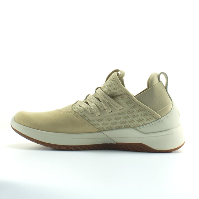 Supra Titanium Beige Synthetic Mens Lace Up Running Trainers 05673 232
