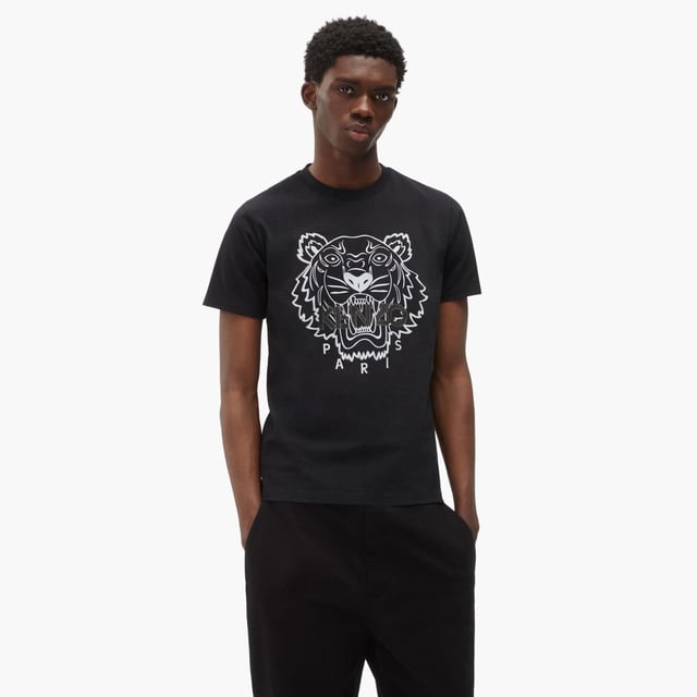Kenzo Tiger Print T-Shirt Black