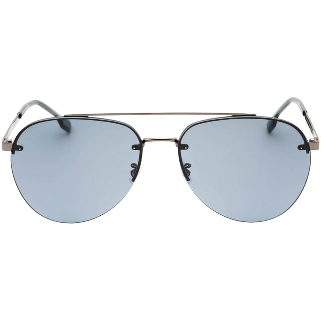 Hugo Boss Dark Silver Sunglasses, Lens Width = 62mm, Nose Bridge Width =15mm, Arm Length = 145mm, Sunglasses, Sunglasses Case, Cleaning Cloth and Care Instructions all Included, 100% Protection Against UVA &amp; UVB Sunlight and Conform to British Standard EN 1836:2005, Silver Sunglasses