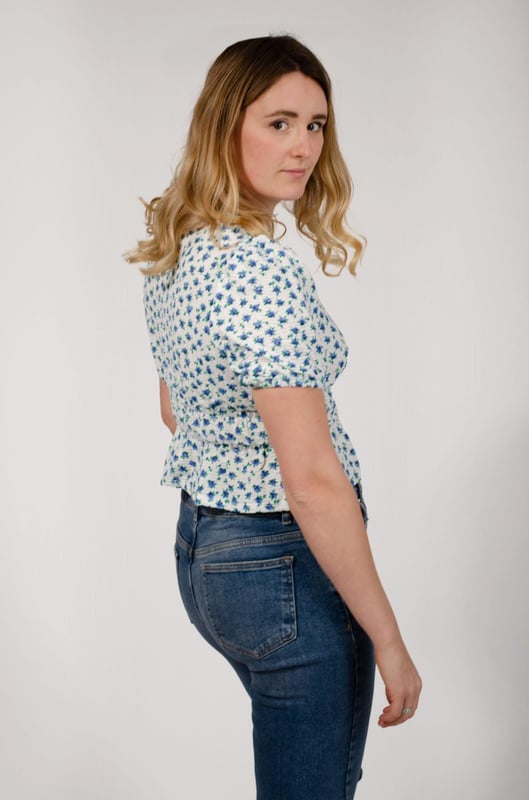 Miss selfridge peplum top sales