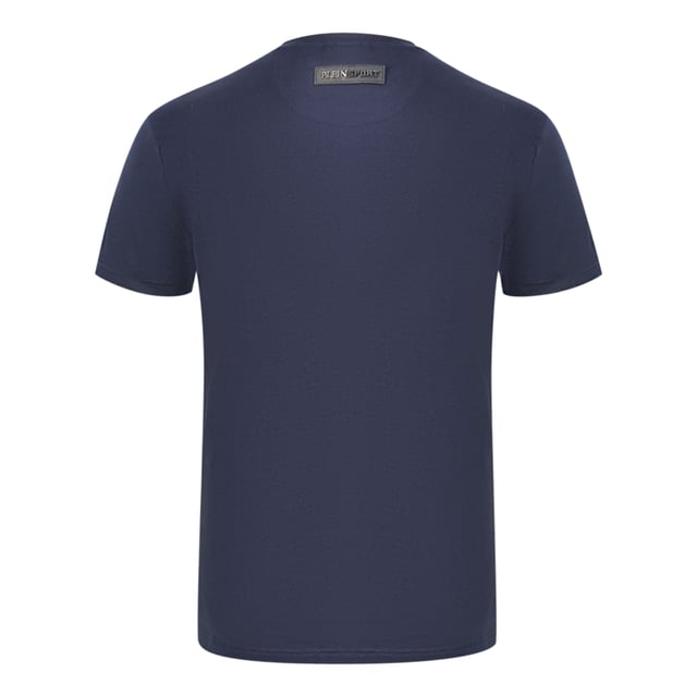Camiseta Plein Sport PS78 Design Logo Azul Marino. Camiseta Plein Sport PS78 Design Logo azul marino. Luce lo mejor posible con esta camiseta azul marino con logo Plein Sport PS78. La camiseta está confeccionada con orgullo en Italia y presenta un atractivo logotipo en la parte delantera. Esta camisa suave y liviana garantiza un ajuste cómodo y le brinda una apariencia de la que puede estar orgulloso. ¡La manera perfecta de agregar un toque de estilo a tu guardarropa!. Camiseta deportiva azul marino con ajuste elástico, 95 % algodón, 5 % elastano. Logotipo de la marca Plein Sport. Fabricado en Italia, corte ajustado. Código de estilo: TIPS125IT 85