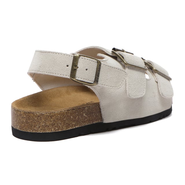Introducing the Flame, where our iconic Mallard sandal gets an upgrade with a heel strap for enhanced stability. The Flame's back strap ensures a secure fit in any scenario, whether you're on the job or enjoying leisure activities.

Product No. EAU7001

Description:
- Cow Suede Upper
Fibre Lining and Insole
- EVA Sole