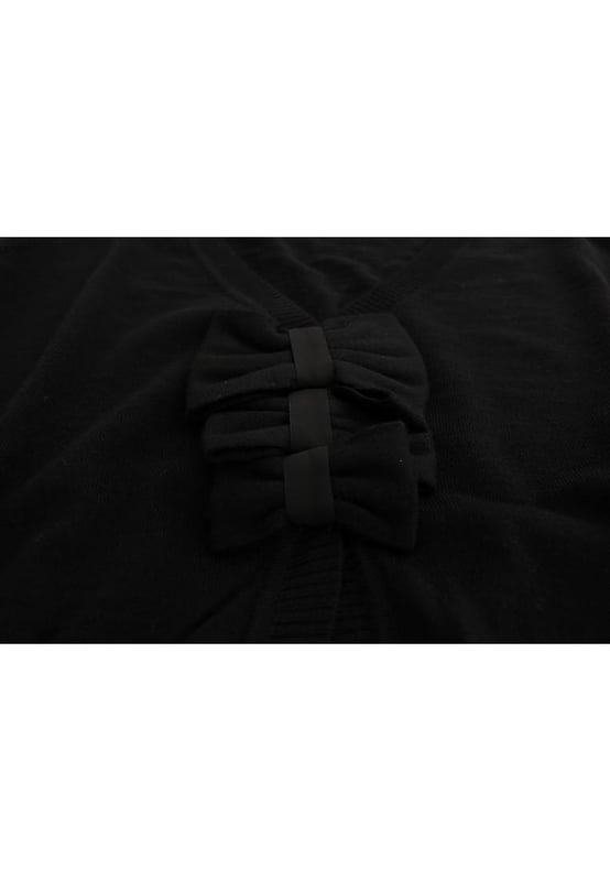 Brand: MARGHI LO
  Color: Black
  Model: Cardigan
  Material: 100% Wool
  Gender: Women
Size on Tag: IT44|L