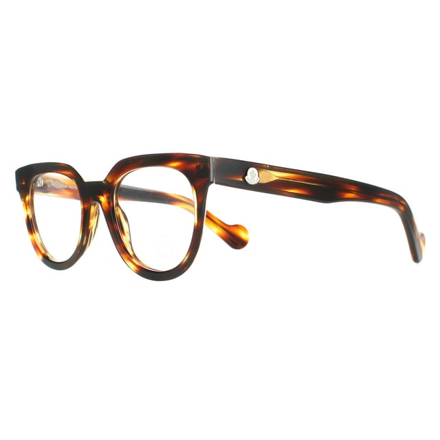 Moncler Round Unisex Shiny Light Brown ML5005  ML5005 are an elegant round style crafted from lightweight acetate. The Moncler logo is presented on the temples for authenticity.