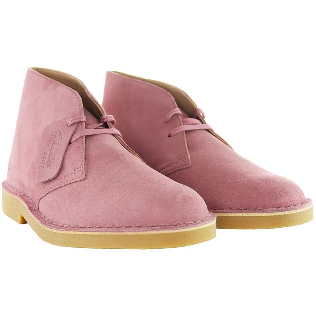 Clarks desert shop boots womens purple