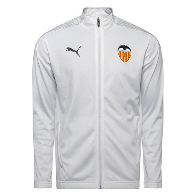Puma Valencia CF White Mens Football Stadium Chaqueta 758395 01