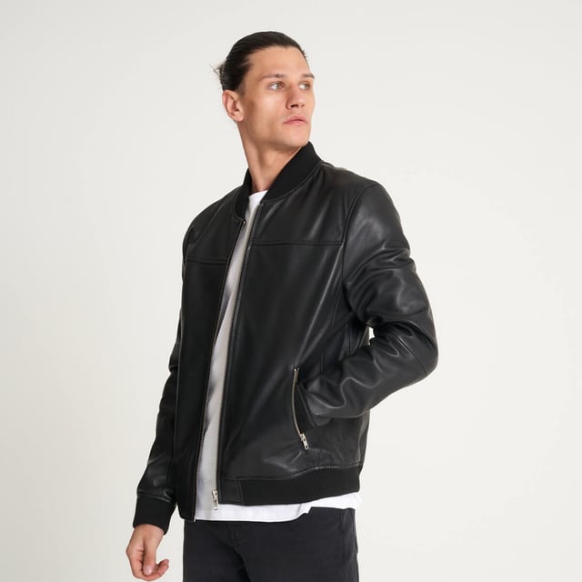 Barneys leather jacket mens best sale