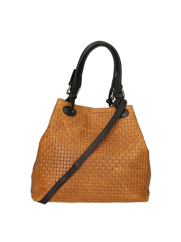 Damen-Shopper mit zwei Fächern, verstellbarem Griff und verstellbarem, abnehmbarem Schulterriemen. Italienisches Handwerksprodukt aus echtem, gewebtem, bedrucktem Wildleder. Hergestellt in Italien