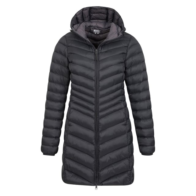 Mountain Warehouse Womens Ladies Florence Long Padded Jacket Black
