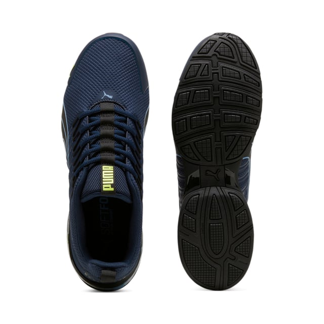 Puma mid evo leather navy blue sneakers discount