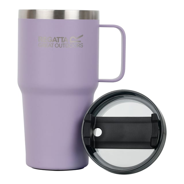 Material: Stainless Steel. Durable. Carry Handle, Double-Walled, Flip Up Straw, Hot Up To 6 Hours, Insulated, Keeps Drinks Cold For 12 Hours, Non-Slip Base, Rubber Base, Screw Top Lid, Spill-Proof Lid, Thermal. Design: Logo. Capacity: 0.6L.