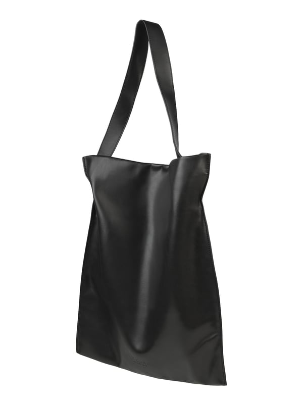 Bolso bandolera para mujer. El cierre es con imán. Los bolsillos internos son uno abierto. Los bolsillos externos están ausentes. Falta la correa para el hombro. El mango es de tereftalato de polietileno reciclado. Hay un compartimento interno. El material exterior es tereftalato de polietileno reciclado. Internamente es tereftalato de polietileno reciclado. Medidas: 36x42x1 cm. Producto de moda