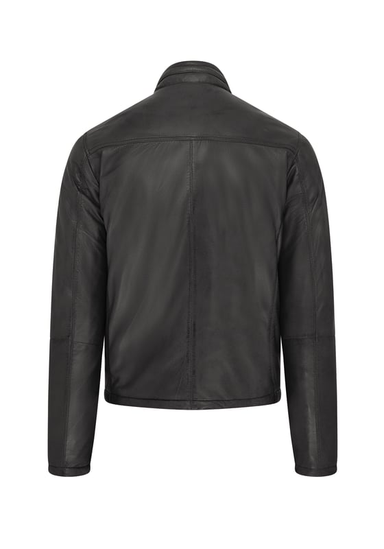 Experimente la combinación perfecta de estilo y versatilidad con esta chaqueta reversible de primera calidad. Confeccionada en 100 % piel de napa de cordero, presenta un exterior rojo llamativo y un interior negro elegante, lo que le permite cambiar sin esfuerzo entre dos looks distintos. Diseñada para brindar comodidad y durabilidad, esta chaqueta liviana es perfecta para hacer una declaración sin perder practicidad. Diseño reversible: negro y negro Fabricada en piel de napa de cordero de primera calidad para brindar lujo y durabilidad Ligera y cómoda para el uso diario Estilo elegante y versátil para múltiples ocasiones Un artículo imprescindible para los guardarropas modernos y vanguardistas