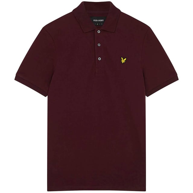 The ultimate Lyle & Scott style icon, our Plain Polo Shirt has a been at the forefront of fashion for decades. Available in an array of colours and constructed from a lightweight, soft cotton-blend, our polos are a wardrobe essential. Imbued with elastane so added stretch and finished with classic ribbed collar and cuffs, three-button placket with detail stitching, plus our signature Golden Eagle, a mark of true British heritage. 
 
Fit: Regular
It is crafted to fit the body neither too tightly or too loosely, leaving you with a classic, timelessly stylish look. We recommend you order your usual size, but if you're caught between two, go a size up.