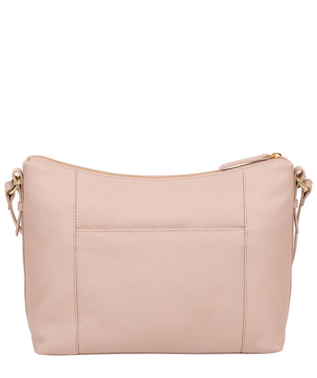 Crafted from leather that has soft pebble grain finish, the 'Jenna' shoulder bag from Pure Luxuries London comes with eye-catching gold-coloured fittings. The zip-over top secures a 100% cotton lined compartment, complemented by two internal pockets along with three external pockets that provide on-the-go storage; two of which are fastened with mock buckle press-studs. Comes with an adjustable matching leather strap and is adorned with the gold-coloured Pure Luxuries London charm and logo.
