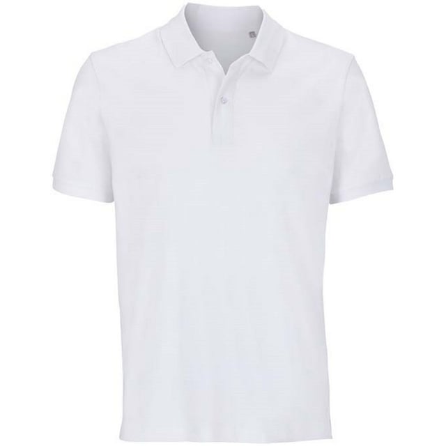 100% Organic Cotton. Fabric: Pique. Design: Plain. Neckline: Ribbed, Turn Down Collar. Cuff: Ribbed. Sleeve-Type: Short-Sleeved. Hem: Twin Needle Stitch. 2 Button Placket, Reinforced Side Slits, Self-Coloured Buttons, Side Seams, Taped Neck, Unbranded Size Label. 210gsm. Sustainability: ACCORD, Amfori, BSCI, Fair Wear Approved, Oeko-Tex Standard 100 Certified, PETA-Approved Vegan, REACH, SAC Approved.