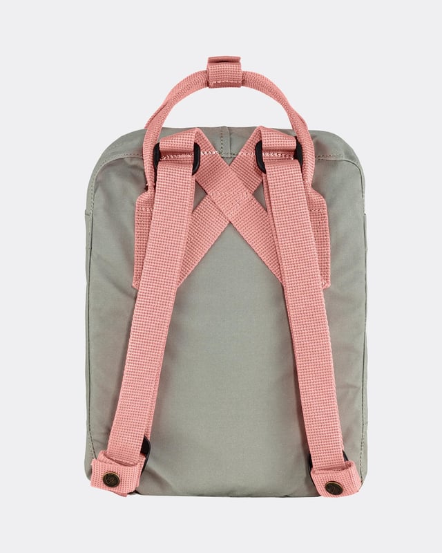 Fjallraven Kanken Mini Unisex Backpack Unisex Kånken Mini
Kånken was created in 1978 to help prevent back problems among Swedish school children and, since then, has become one of Fjällräven's most appreciated products. The Mini-version is suitable for small children as well as for full grown adults who are looking for a small backpack. It is perfect for carrying a change of clothes for preschool or food on an outing, and as a smart everyday bag for books, water bottles, fruit and more. The shoulder straps are long and adjustable and fit both small and big backs. They can be fastened with a clasp so that they are not in the way when at their tightest. The material is hard-wearing, lightweight Vinylon F fabric that is able to withstand dirt and wetness. The main compartment has a large zipped opening, which makes it easy to pack and unpack. Two flat side pockets and a zipped pocket on the front. The included PE foam seat cushion is stored in the interior back pocket and also prevents the contents in the main compartment from poking against your back. Handles at the top and slender, adjustable shoulder straps. The logo on the front is reflective. It also has an address label inside the main compartment.
Popular backpack in hardwearing Vinylon F fabric.
Carried as a backpack or a bag via convertible straps.
Removable seat pad, reflective logo.
Name and address label on inside of pack.
Vinylon F: 100% vinylal
Produced without PFCs
Inside compartment, Open outside pocket(s), Zippered outside pocket(s)
Water resistant, Quick-drying, Durable
Clean with soft brush and lukewarm water
F23561