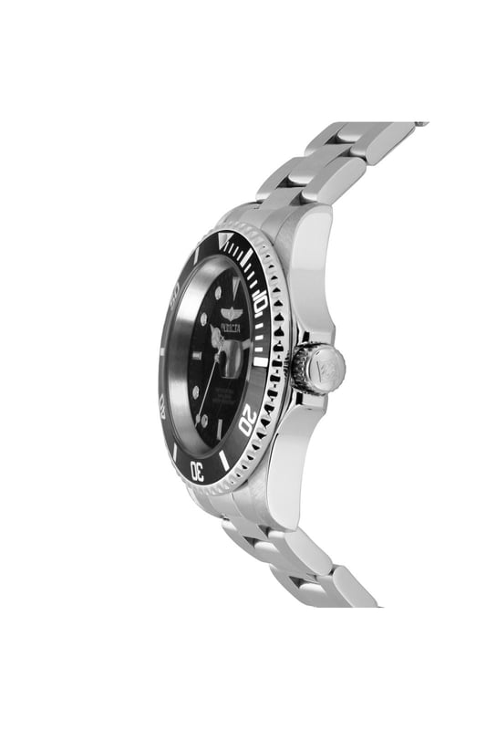 El Invicta 26970 tiene una caja de acero inoxidable de 40 milímetros con un dial negro. Este modelo está impulsado por un preciso movimiento de cuarzo. Resistente a la presión del agua hasta 20 bares. Este modelo es parte de la colección Invicta Pro Diver. Incluye garantía de 2 años de Invicta.