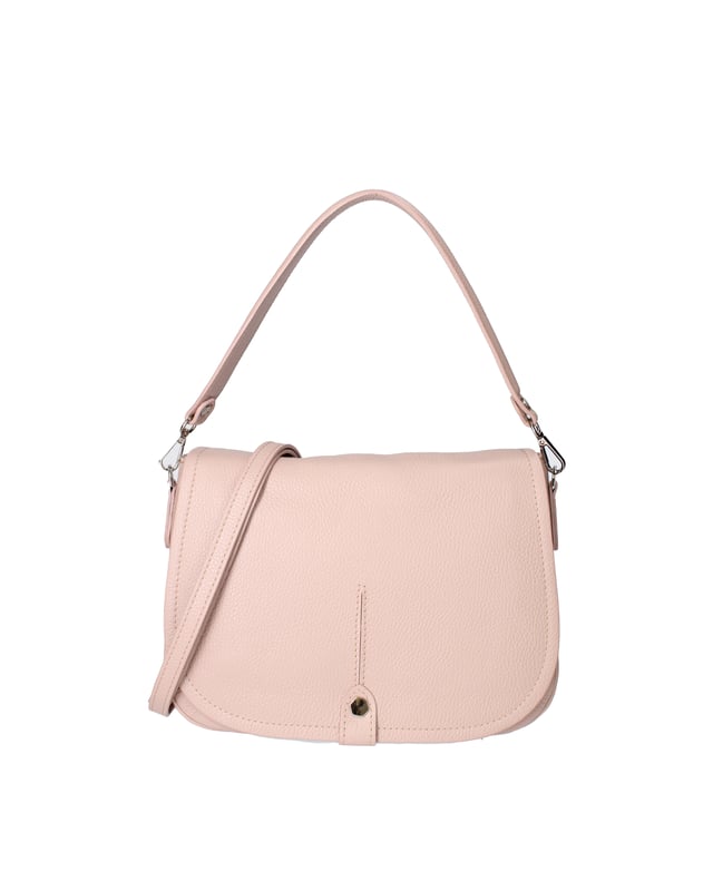Frauen Umhängetasche mit Magnetverschluss. Zwei mit Reißverschluss und zwei offenen Innentaschen. eine Front mit externen Zip -Taschen. Verstellbar und abnehmbar in Leder -Schultergurt. Abnehmbar im Ledergriff. Zwei Kabinenfächer. Umhängetasche | Frauen Außenmaterial in 70% Baumwollgewebe - 30% Polyester -Innenraum. Messungen: 29x20x11 cm. Hergestellt in Italien