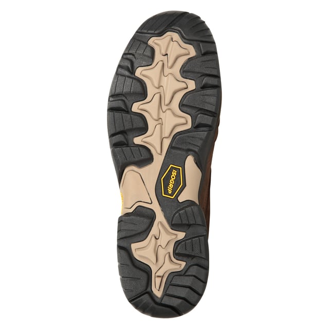 Upper: Crazy Horse Leather. Midsole: Phylon. Outsole: IsoGrip. 5 Eyelets. Fabric Technology: Flexible, Lightweight, Water Resistant, Waterproof Membrane. Cushioned, Pull Tab. Flat Heel. Cut: Low Cut. Design: Contrast Detail, Logo. Toe Style: Round. Fastening: Lace Up.
