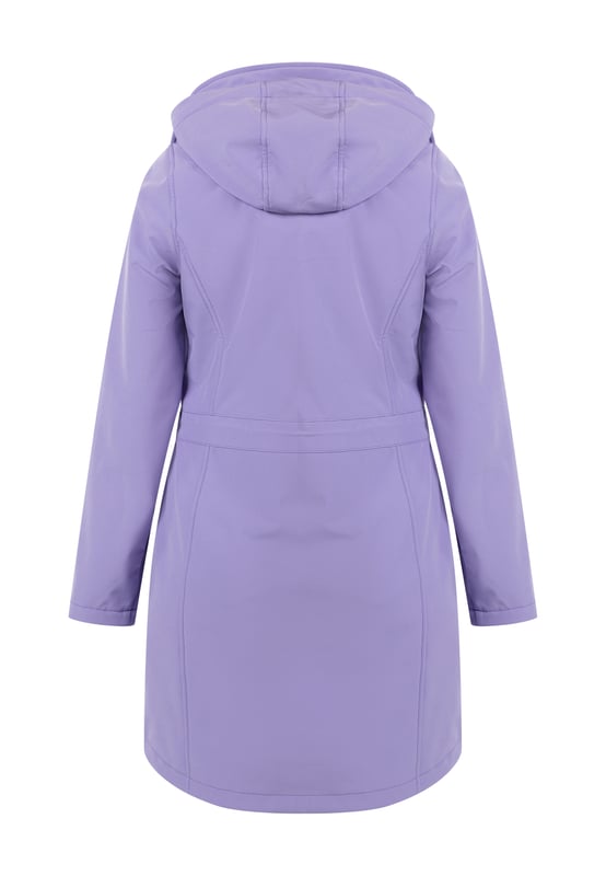 Geen vulling  Overtuig jezelf van deze sportieve, chique softshell jas van Schmuddelwedda. Het model is ademend, wind- en waterafstotend en scoort met een stijlvolle lengte die goed over het zitvlak valt en met een tailleband tot aan het figuur kan worden opgetrokken. Bijzonder opmerkelijk zijn de twee praktische zakken en de vele liefdevol doordachte details zoals de voor Schmuddelwedda typische koorden, borduursels, reliëfoogjes en koordstoppers.  softshell jas