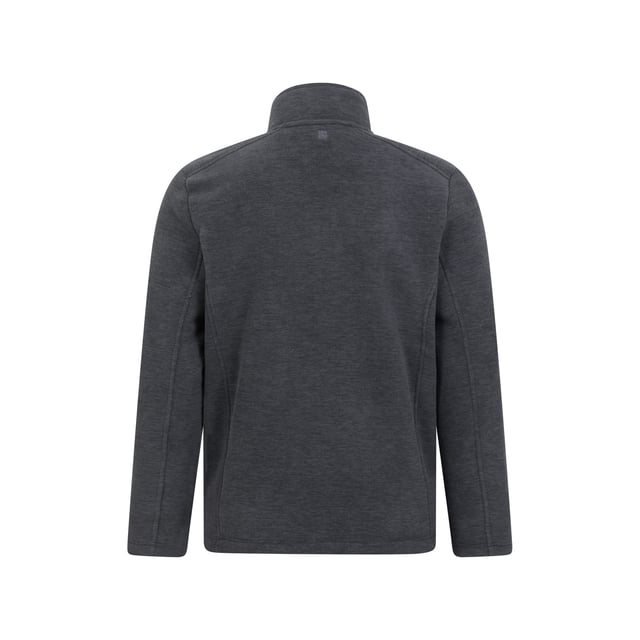 Mens plain black fleece jacket discount