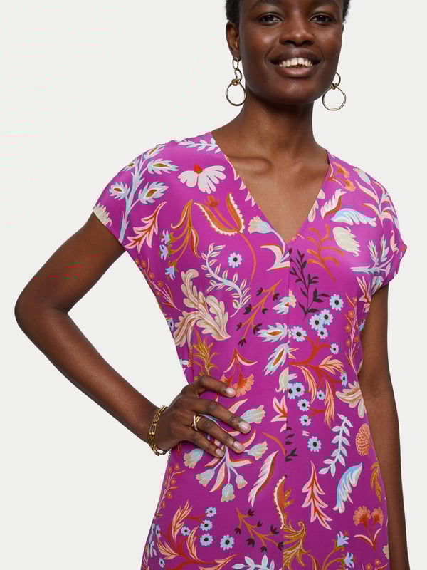 Sunkissed Floral Midi Dress