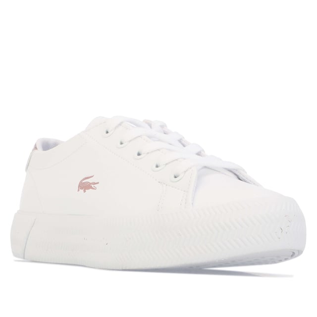 Pink cheap lacoste shoes
