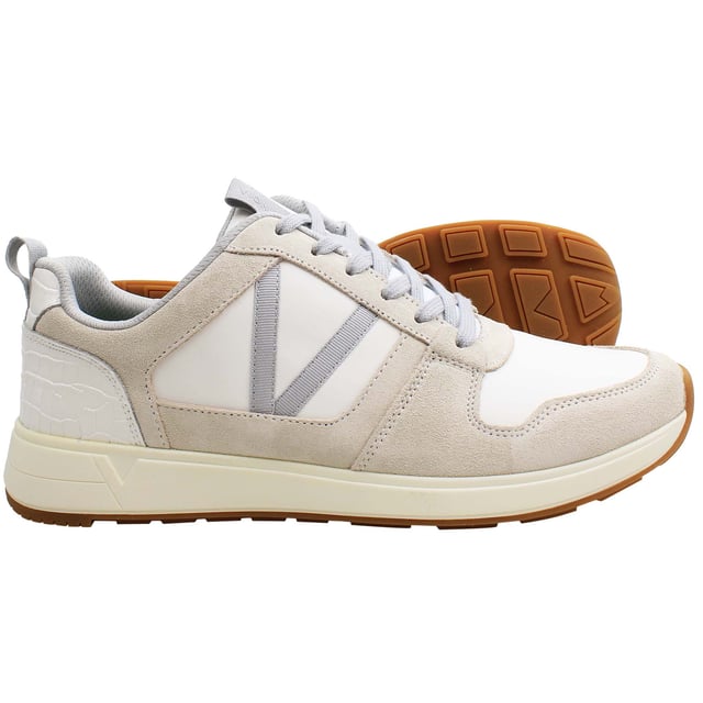The Vionic Rechelle Women's White Trainers are a stylish and versatile footwear choice, perfect for those who value both fashion and comfort. These trainers feature a clean, crisp white design that complements any outfit, from casual wear to more sporty ensembles. Engineered with Vionic's renowned orthotic support, these trainers ensure that your feet remain comfortable and well-supported throughout the day, making them ideal for a wide range of activities.
 
Key Features:
Crisp White Design: 

The sleek white color provides a fresh and modern look, making these trainers a versatile addition to your wardrobe that pairs effortlessly with various styles.


Vionic Orthotic Footbed: 

These trainers are equipped with Vionic’s signature orthotic footbed, offering superior arch support and promoting natural foot alignment, which helps reduce foot fatigue and discomfort.


Breathable Upper: 

The trainers feature a breathable upper, allowing for optimal airflow to keep your feet cool and comfortable, even during long periods of wear.


Cushioned Insole: 

The cushioned insole provides additional padding and shock absorption, ensuring a comfortable experience with every step.


Durable Rubber Outsole: 

The durable rubber outsole offers excellent traction and stability on a variety of surfaces, making these trainers suitable for both indoor and outdoor activities.


Lace-Up Closure: 

The lace-up design ensures a secure and adjustable fit, allowing you to customize the snugness for optimal comfort and support throughout the day.


Lightweight Construction: 

Designed to be lightweight, these trainers reduce strain on your feet, making them ideal for all-day wear without sacrificing comfort.


Versatile Styling: 

The minimalist white design makes these trainers easy to pair with everything from jeans and leggings to casual dresses, making them perfect for both everyday wear and light exercise.


 
The Vionic Rechelle Women's White Trainers are an excellent choice for those who prioritize comfort without compromising on style. Whether you're out running errands, enjoying a casual day out, or engaging in light physical activities, these trainers provide the perfect balance of support, style, and comfort.