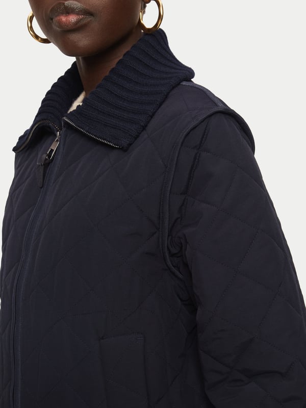 Jigsaw quilted jacket Clearance