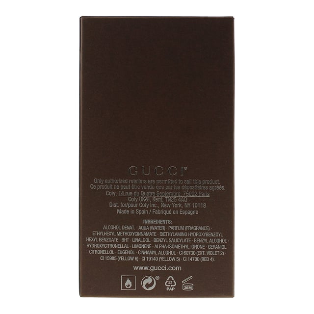 Gucci Guilty Absolute Pour Homme is an oriental woody fragrance for men. The fragrance features leather patchouli cypress woody notes vetiver. Gucci Guilty Absolute Pour Homme was launched in 2017..