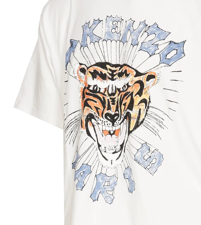 Tシャツ・カットソー KENZO T-Shirt KENZO - ケンゾー Tシャツ カットソー ロゴ タイガー刺繍