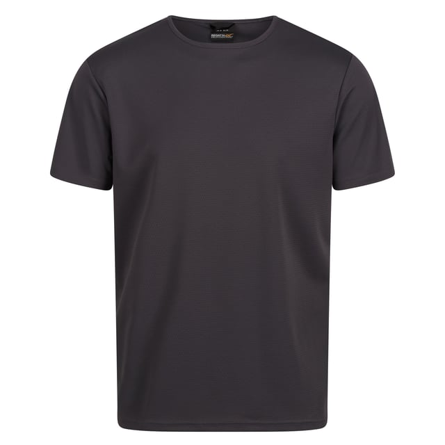 100% Polyester. Design: Reflective. Neckline: Crew Neck. Sleeve-Type: Short-Sleeved. Fabric Technology: Anti-Bacterial, Moisture Wicking.