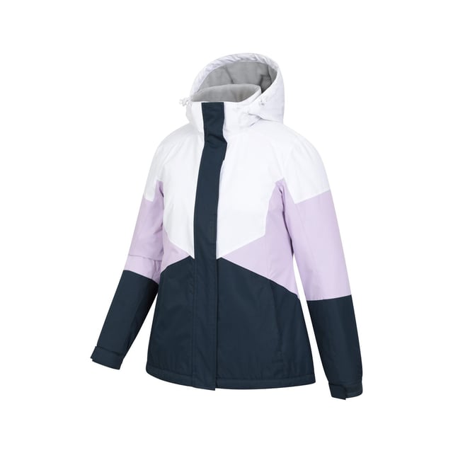 Material: 100% Polyester. Filling: Microfibre. Design: Colour Block, Logo. Fabric Technology: DWR Finish, Isotherm, Snowproof, Thermal Tested -30c. Cuff: Adjustable, Touch Fastening Tab. Neckline: Hooded. Insulated, Snowskirt. Sleeve-Type: Long-Sleeved. Hood Features: Grown On Hood, Toggle Adjuster. Pockets: 2 Side Pockets, Zip. Fastening: Full Zip, Stormflap.