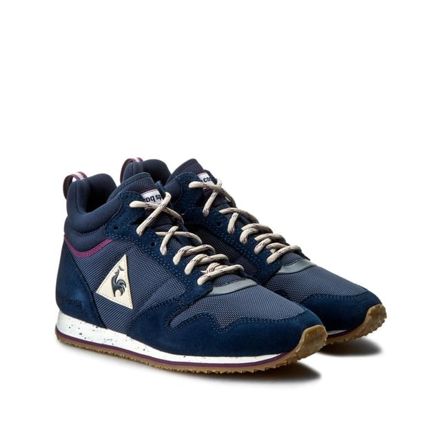 Le Coq Sportif Omegaa Trail Ballistic Blue Synthetic Womens Entrenadores 1620392