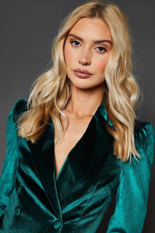 Velvet Blazer Dress