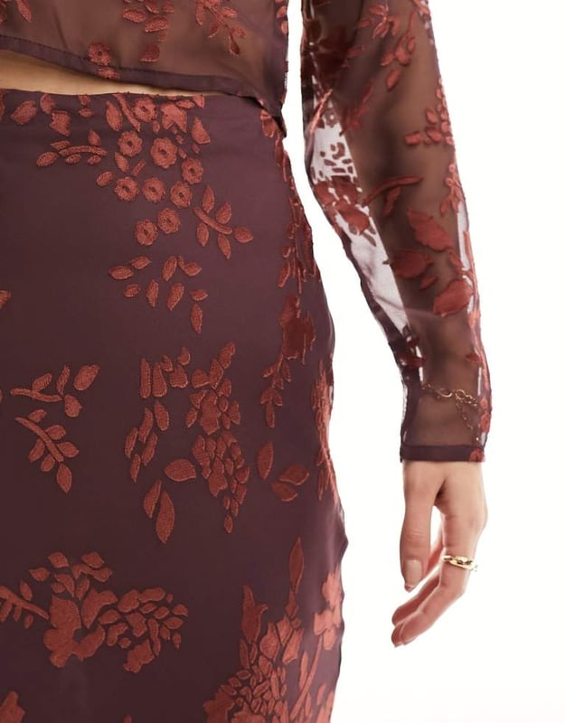 Skirts by Wednesday's Girl Part of a co-ord set Top sold separately Floral design High rise Elasticated waist Regular fitSold By: Asos